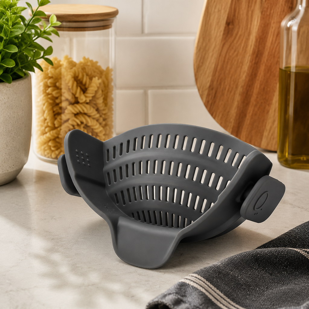 CuelatuPasta™ | Escurridor ajustable para ollas